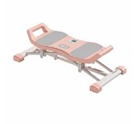 LOVIVER Home Fitness Stepper Aparato de Escalón Twist Stepper Mini Escaladora Equipo de Fitness con Fluida y Activación Muscular Lateral Acero Adecuado para Casa Constancia de Ejercicio, Rosa