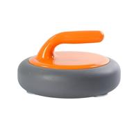 LOVIVER Indoor Ball Juego Disco Deslizante Desafío en Suelos Lisos Rodamiento Estable Adecuado para Familias Oficinas Actividades Grupales en Interiores, Naranja, 195MM