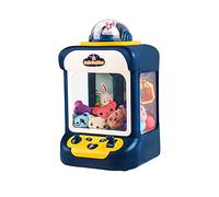 LOVIVER Juguete de máquina de Garra Manual, con máquina expendedora de Sonidos, Mini máquina de Arcade para niños, Regalos de cumpleaños, Azul a