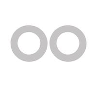 LOVIVER Junta de repuesto para válvula de descarga de inodoro, 2 piezas, transparente, portátil, de fácil instalación, a prueba de fugas, para baño doméstico.