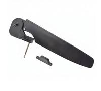 LOVIVER Kayak Timón Controlador Dirección Timón Trasero Eje Acero Montaje Resistente Nylon Refuerzado Suaviza y Rumbo Adecuado para Kayak Canoa Embarcación Pesca, 45MM