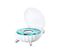 LOVIVER Lámpara de concha, altavoz con sonido, resistente, fácil de usar, lámpara de noche, lámpara de mesa portátil, altavoz BT para sala de estar,