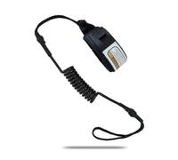 LOVIVER Leash de Surf Correa Tabla Tobillera Muñequera Cordón en Espiral Coiled Que Mantiene la Tabla Cercana con hasta 120 Cm sin Roces Adecuado para, Black, Small Loop 120CM