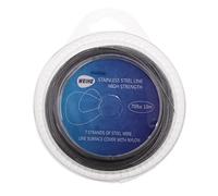 LOVIVER Líder de Pesca de Acero Inoxidable con Línea de Pesca de 7 Cable Revestido Antirrotura Material Resistente a La Abrasión Fácil de Unir, 70