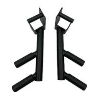 LOVIVER Manija de Equipo de Fitness Asa Barra, Para Tubo Cuadrado De 75 75mm, Agarres De Inmersión Para Jaula De Sentadillas Con Orificio De 26mm