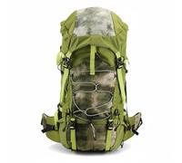 LOVIVER Mochila de Senderismo Mochila de Viaje Mochila de Camping Mochila Deportiva con Compartimentos Múltiples Material Resistente al Agua en Nylon y, Verde, Verde, 36-55L