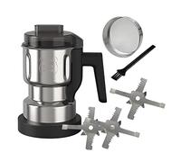 LOVIVER Molinillo eléctrico Especias Arroces y Cacahuetes Molino triturado con Cepillo Acero Inoxidable Fácil de Usar Especias secas Molinillo para Granos de, Cepillo Tamiz 3 Cuchillas