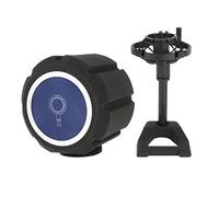 LOVIVER Pantalla de micrófono absorbente de sonido Esponja acústica Filtro acústico portátil Cubierta de espuma Escudo de micrófono para estudio, Esponja de micrófono + soporte