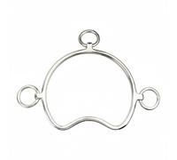LOVIVER para Caballo Equipo Ecuestre Freno Herraje Accesorio Metálico con Diseño Suave y Equilibrado para Conexión Segura a en Acero Inoxidable Adecuado para Paseo Entrenamiento, 115