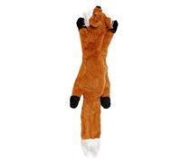 LOVIVER Perro de Juguete con sibilante | Mini Tug-of-War Juguete para pequeñas y Grandes Razas, Fox