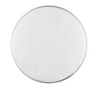 LOVIVER Piel Transparente de Doble Capa para Percusión de Batería, Blanco, 14 pulgadas