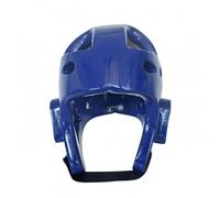 LOVIVER Protector de Cabeza de Taekwondo Casco Sparring Artes Marciales Casco Entrenamiento Casco Boxeo con Exterior Rígido Brillante y Ventilación Adecuado para Práctica y Clases, Azul, S