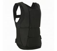 LOVIVER Protector Pecho con Correas Laterales Diseño Ergonómico Contorneado, Chaleco Protector sin Mangas, Práctico, para Artes Marciales , Negro , S