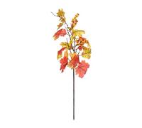 LOVIVER Rama de Hojas de Arce Artificiales, Planta Falsa, Centro de Mesa, decoración, de Hoja Falsa, Hojas de otoño, selección para Navidad al Aire, Style a