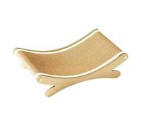 LOVIVER Rascador de sisal para Gatos, Cama, Tablero rascador para Gatitos, Gatos Grandes, de Madera Resistente, Protector de Muebles, Almohadilla