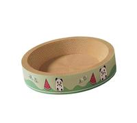 LOVIVER Rascador para Gatos, Cama, salón, Garra para moler, sin ensamblaje, Descanso, Juego, decoración del hogar, Almohadilla rascadora corrugada 2 en 1, Redondo XL