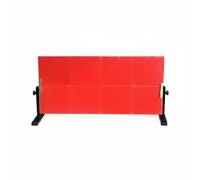 LOVIVER Rebounder de Entrenamiento Deportivo Tablero de Devolución de Tenis de Mesa Panel de Estructura Autónoma Ruedas Superficie Compacta de 100 Cm Adecuado, 8 Piezas De Goma De Escritorio