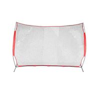 LOVIVER Red de Entrenamiento de Béisbol Portátil Red Pantalla Protector con Estructura Estable de Fibra de Vidrio y Base de Hierro Montaje Rápido Adecuada, 22 11FT
