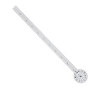 LOVIVER Regla de instalación de reloj de pared DIY, portátil, fácil de hacer, ligera, flexible, herramienta de escala de medición