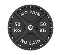 LOVIVER Reloj de Pared 12 Pulgadas Moderno Simple Decorativo Silencioso Reloj Creativo para el Gimnasio en casa Culturismo Fitness Strongman