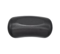 LOVIVER Reposacabezas ergonómico de malla de aire para viajes, almohada suave de secado rápido para bañera, almohada para baño, artículos esenciales para el, Negro