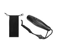 LOVIVER Silbato electrónico para Deportes al Libre, de Volumen y con cordón para árbitros, adiestramiento canino, Suministros para Mascotas, Negro