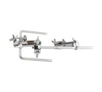 LOVIVER Soporte doble para tom Soporte doble para tom Reemplaza el soporte para bombo Hardware Montaje DIY Piezas de batería Accesorios Soporte para tambor, C