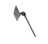 LOVIVER Soporte para tambor silencioso Soporte para tambor silencioso Placa inferior de metal Fácil de usar Instrumento musical Soporte liviano para, 26cm Rod W Pad