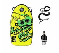 LOVIVER Surf Body Board Tabla Tabla Inflable Tabla de Accesorios Esenciales Válvula de Presión y Transporte Sencillo Adecuada para Principiantes Playa Actividades Familiares