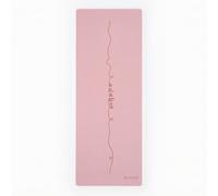 LOVIVER Tapete de Antideslizante Colchoneta Esterilla Alfombrilla de Entrenamiento con Superficie Resistente al Dete y Gran, Rosa Romántico, Línea Central De Despertar