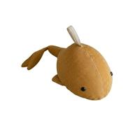 LOVIVER Tope de Puerta Animal Tope Sujeta Puertas Pestillo Peso 1 Kg Diseño de Marina Suave con Asa Textil Antideslizante Apto para Dormitorio Guardería Sala de Juegos Oficina, Marrón