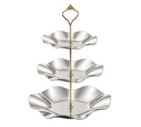 LOVIVER Torre Aperitivos Resistente Vajilla | Bandeja Servir 3 Niveles, Elegante, para Fiestas