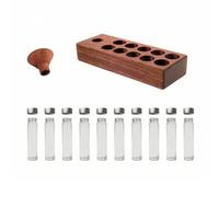 LOVIVER Tubo Almacenamiento Granos Café con Soporte Monodosis Portatubos Sellado Organizador para Cocina , size to 2