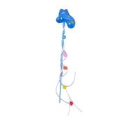 LOVIVER Varilla de Juego para Gatitos, Ideal para Entrenar a Persiguiendo, artículos para Mascotas, Juguete Interactivo para Gatos, Azul