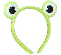 Lovly Headband, Frog Hair Band Head Wrap Little Green Frog Hairband, Cute Cartoon Animal Hairbands Headwear Women Girls Hair Accessories for Makeup, Masquerade Party