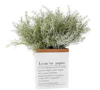Lovmeety Paquete de 4 plantas artificiales de romero, tallos de hojas falsas, ramas sintéticas para centros de mesa, oficina en casa, jardín, granja, decoración de ventanas