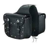 LOVO- Alforjas Laterales para Moto de Cuero Auténtico - Alforjas Moto Custom Impermeables - Maletas Laterales - Accesorios para Moto de Alta Durabilidad y Diseño Premium - 2 x 11 litros