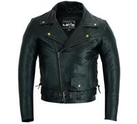 LOVO Chaqueta cuero classic para moro custom Unisex (3XL)