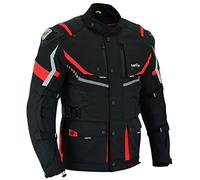 LOVO - Chaqueta Moto Tricapa 4 Estaciones Hombre - Cazadora Moto Hombre con Protecciones - Diseñada para Motoviajeros que Buscan Comodidad y Seguridad - Uso en Verano, Invierno y Climas Cambiantes