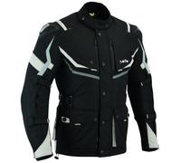 LOVO - Chaqueta Moto Tricapa 4 Estaciones Hombre - Chaqueta Moto Hombre con Protecciones para Verano e Invierno - Pensada para Ciudad, Carretera y Aventura - Cazadora Moto de Longitud 3/4