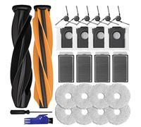 LOVOBO - Kit de 26 Accesorios para robot aspirador Dreame X50 Ultra Complete/Master/L50 Pro Ultra/L40s Pro Ultra/Mova V50 Ultra Completa, Cepillos Principales, Filtro HEPA, Paños Mopa, Bolsas de Polvo