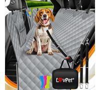 Lovpet® Protector de Maletero con protección Lateral y de Borde de Carga. Cubierta para el Asiento Trasero del automóvil con Ventana Transparente y Accesorios. Impermeable y Resistente a los arañazos