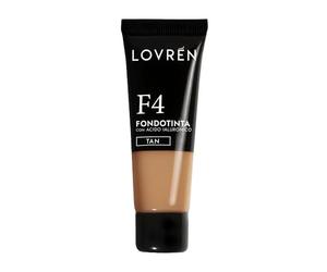 Lovrén Make Up - F4 Fondotinta con Acido Ialuronico Tan, 25ml