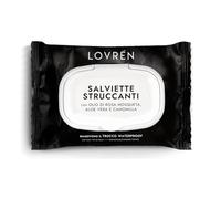 Lovrén Make Up - Salviettine Struccanti per Trucco Waterproof, 20 salviette