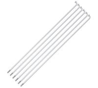 LOVSSU Cable for radios de Bicicleta 36 Piezas con boquillas for Ruedas 26/27,5/29 Pulgadas, arcoíris Alta Resistencia Acero 45#(292mm Black - White)