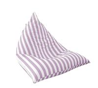 LOVSSU Funda para Puf Funda Impermeable for puf de Exterior, Ideal for Piscina, Playa, Cine, Eventos, etc. 【¡Sin Relleno! ¡Compra el Relleno tú Mismo!】(Light Purple)