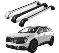 Barras de Techo para Kia Sportage NQ5 2023, Baca Portaequipajes Barras Transversal Aluminio Anti-Robo Dedicado Barras Accesorios 2 Piezas,Black