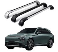 LOVVEEUV Barras de Techo para XPeng G9 5dr SUV 2022+, Baca Portaequipajes Barras Transversal Aluminio Anti-Robo Dedicado Barras Accesorios 2 Piezas,Black
