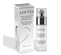 LOVVES Sérum Facial Anti-Manchas, Iluminador, Alta Cosmética Natural, Despigmentante, Reduce la Hipercromía Cutánea, Previene la aparición de Nuevas Manchas, Piel Más Uniforme y Luminosa, 30 ml