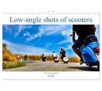 Low-angle shots of scooters (Wall Calendar 2026 DIN A4 landscape), CALVENDO 12 Month Wall Calendar: Vespas in unusual camera angles.